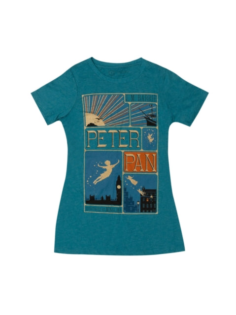 MinaLima Peter Pan Womens Crew TShirt Small