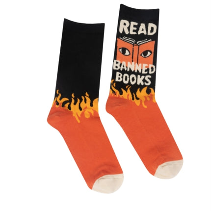 Read Banned Books Socks  Small