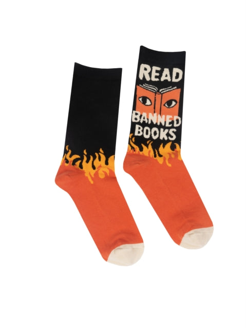 Read Banned Books Socks  Small