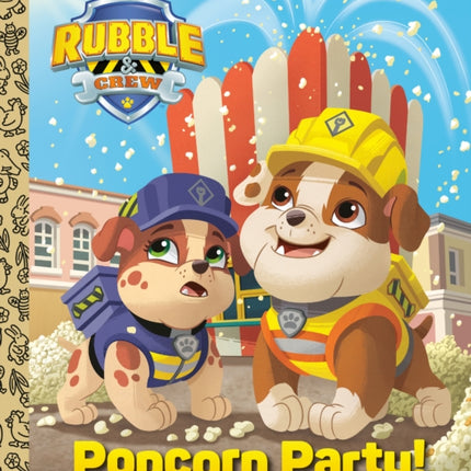 Popcorn Party Paw Patrol Rubble  Crew