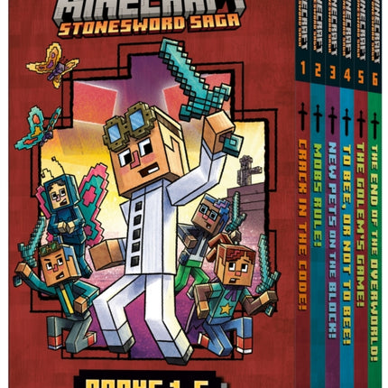 Minecraft Stonesword Saga Chapter Book Boxed Set Minecraft Stonesword Saga