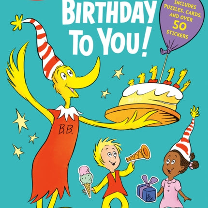 Dr. Seuss Happy Birthday To You Sticker Activity Book