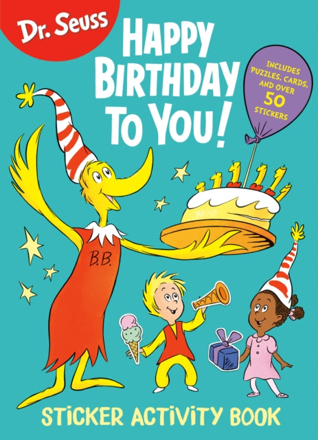 Dr. Seuss Happy Birthday To You Sticker Activity Book