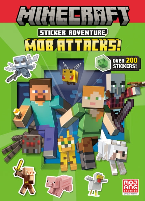 Minecraft Sticker Adventure Mob Attacks Minecraft