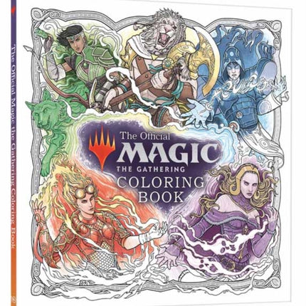 The Official Magic The Gathering Coloring Book