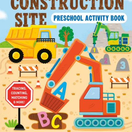 Construction Site Preschool Activity Book