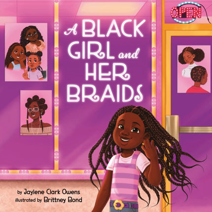 A Black Girl and Her Braids