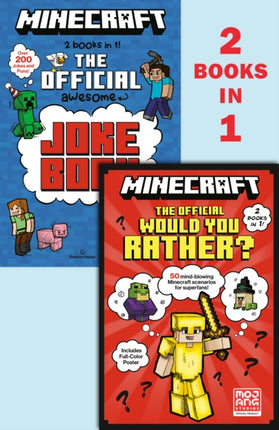 Minecraft 2in1 The Official Would You RatherThe Official Joke Book Minecraft