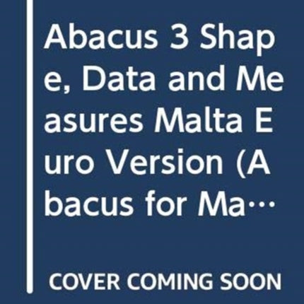 Abacus 3 Shape Data and Measures Malta Euro