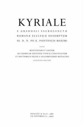 Kyriale Romanum 1961