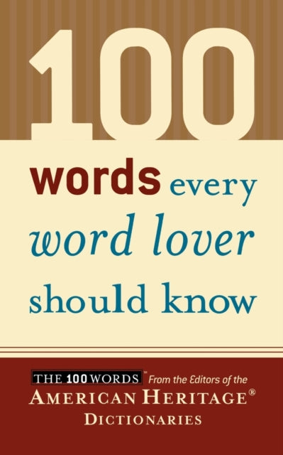 100 Words Every Word Lover Should Know