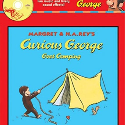 Curious George Goes Camping Book and  CD