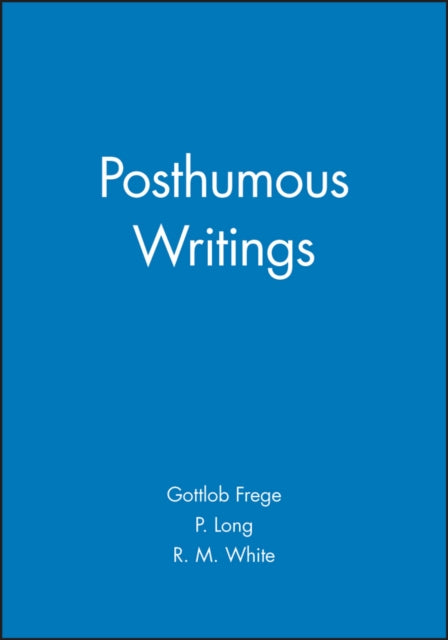 Posthumous Writings