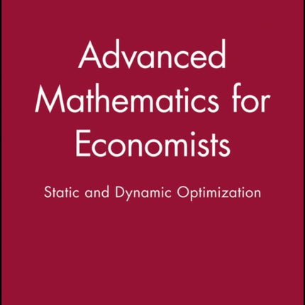 Advanced Mathematics for Economists