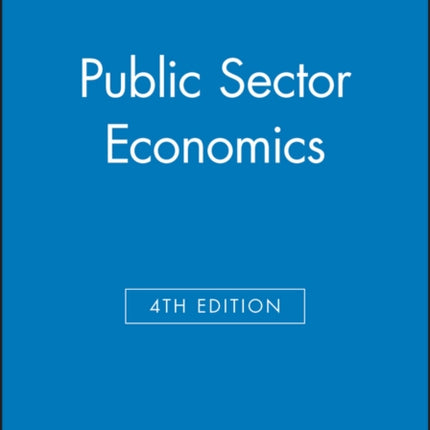 Public Sector Economics