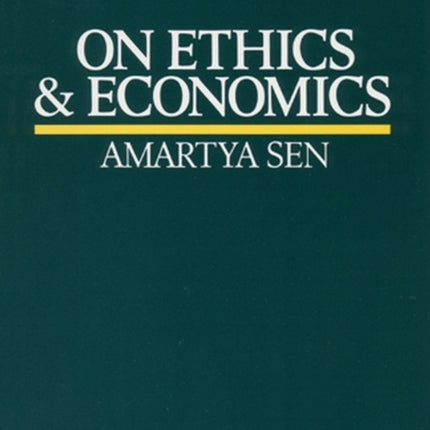 On Ethics and Economics