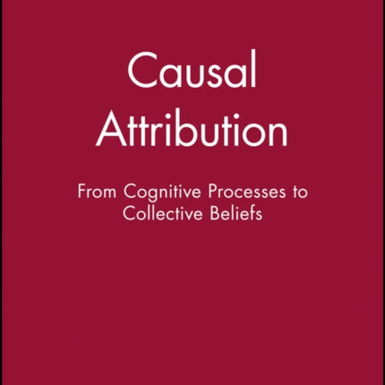 Causal Attribution: From Cognitive Processes to Collective Beliefs