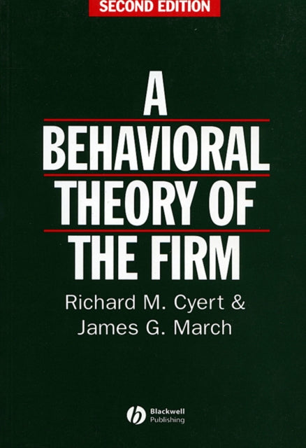 Behavioral Theory of the Firm