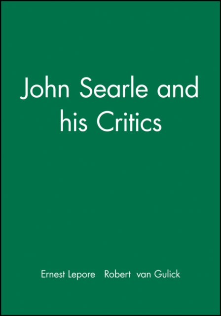 John Searle and his Critics