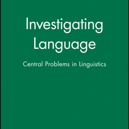 Investigating Language