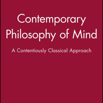 Contemporary Philosophy of Mind