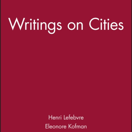 Writings on Cities