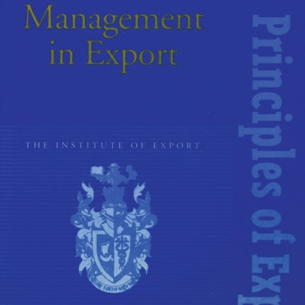 Principles of Management in Export