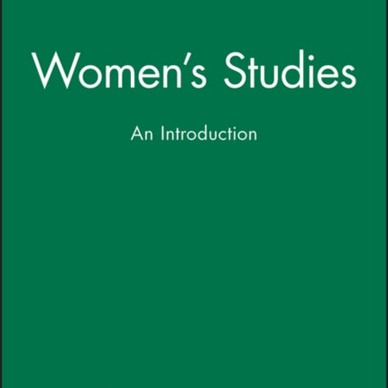 Women's Studies: An Introduction