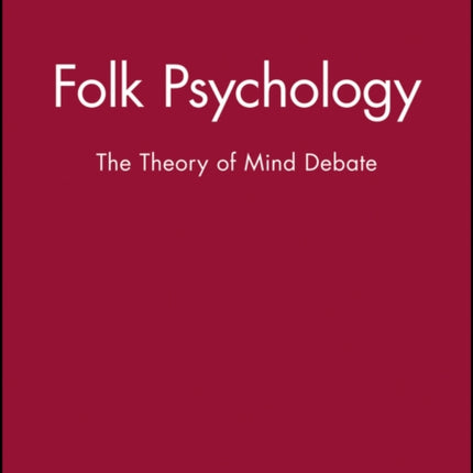 Folk Psychology