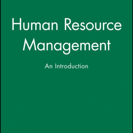 Human Resource Management