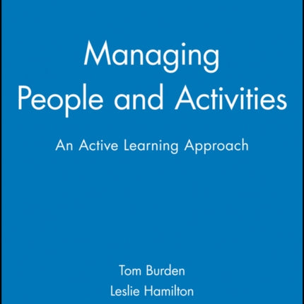 Managing People and Activities