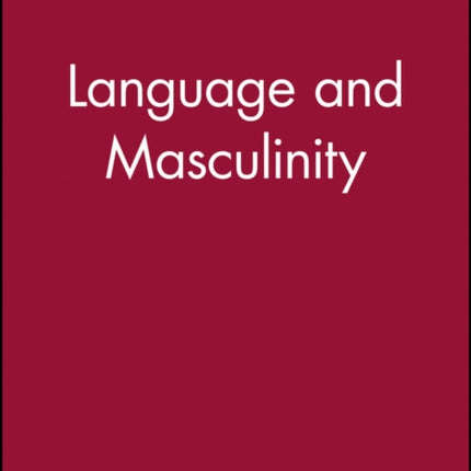 Language and Masculinity