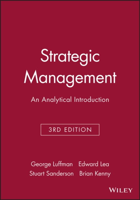 Strategic Management: An Analytical Introduction