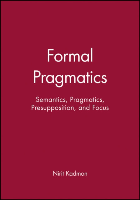 Formal Pragmatics