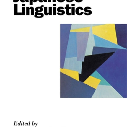 The Handbook of Japanese Linguistics