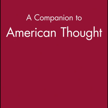 A Companion to American Thought