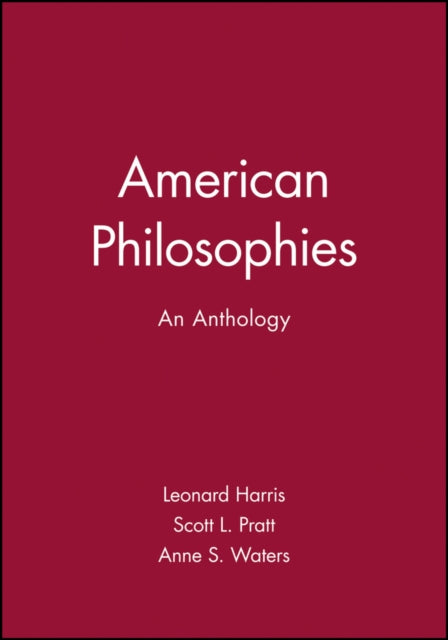 American Philosophies: An Anthology