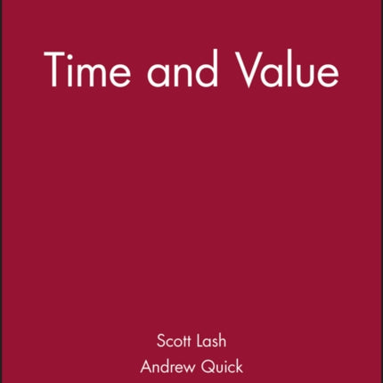 Time and Value