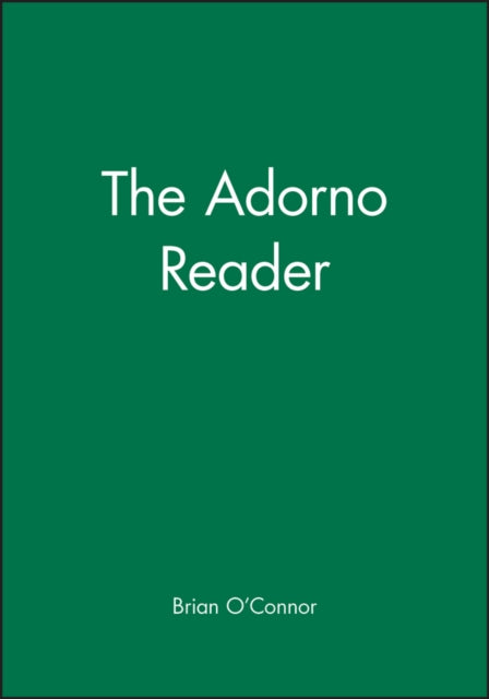 The Adorno Reader