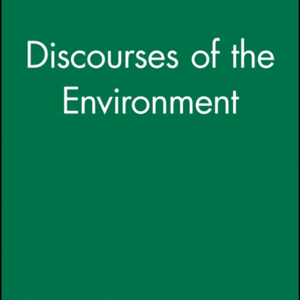 Discourses of the Environment