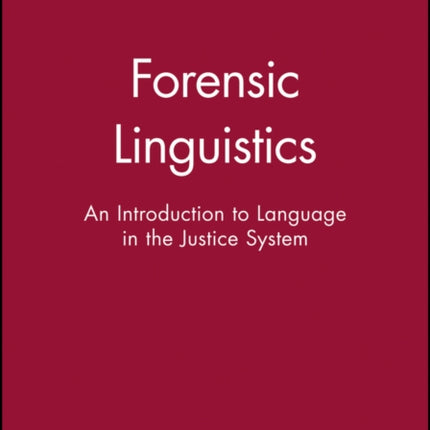 Forensic Linguistics