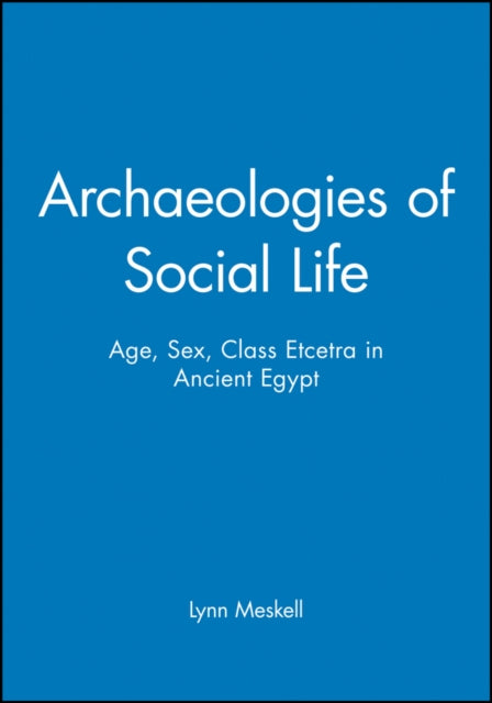 Archaeologies of Social Life: Age, Sex, Class Etcetra in Ancient Egypt