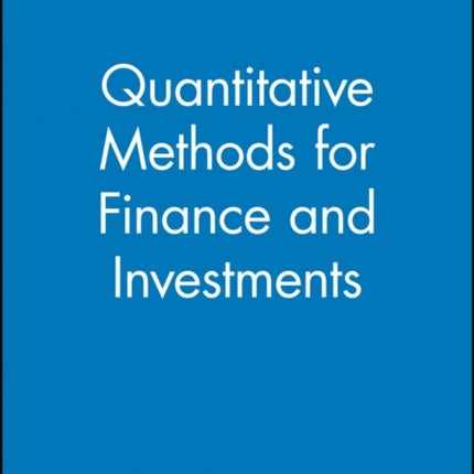 Quantitative Methods for Finan