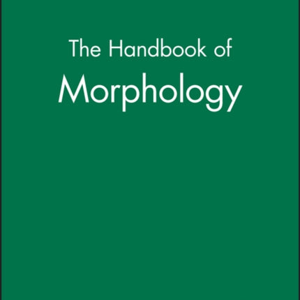 The Handbook of Morphology