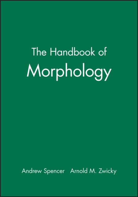 The Handbook of Morphology