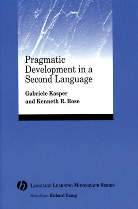 Pragmatic Development in a Second Language