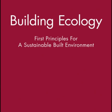 Building Ecology