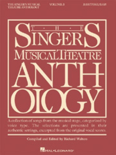 Singers Musical Theatre BartoneBass Volume 3