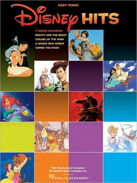 Disney Hits: Easy Piano - 11 Songs