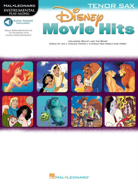 DISNEY MOVIE HITS TENOR SAXOPHONE TSAX BOOKCD